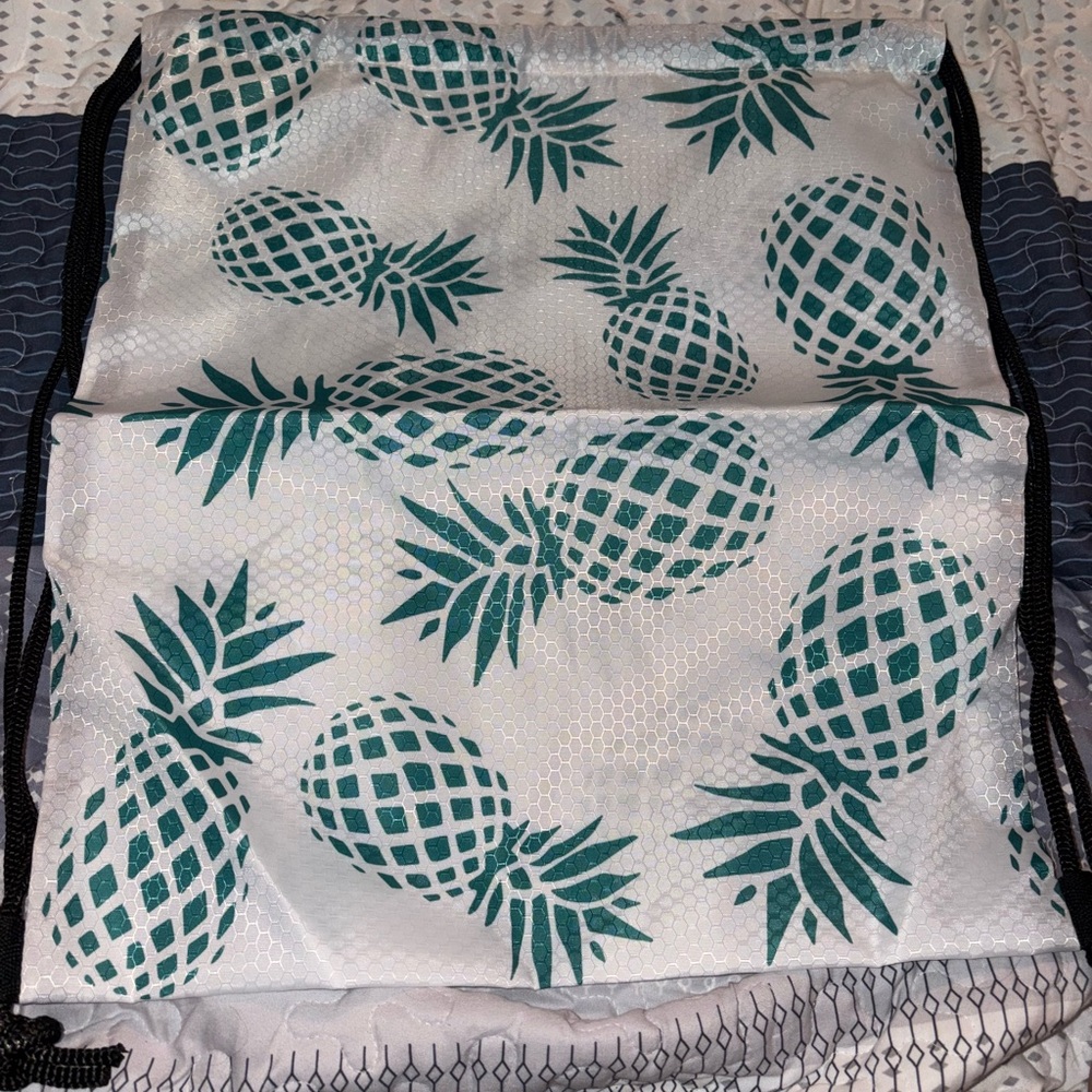 Pineapple Print Drawstring Backpack - image 3